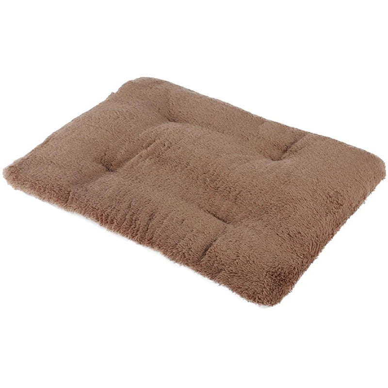 Dog Bed Short Plush Pet Heated Sleeping Mat
