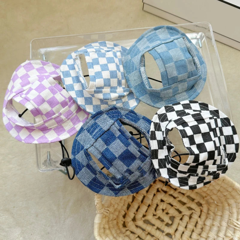 Cat Bucket Hat Dog Sun Hat Breathable With Ear Holes
