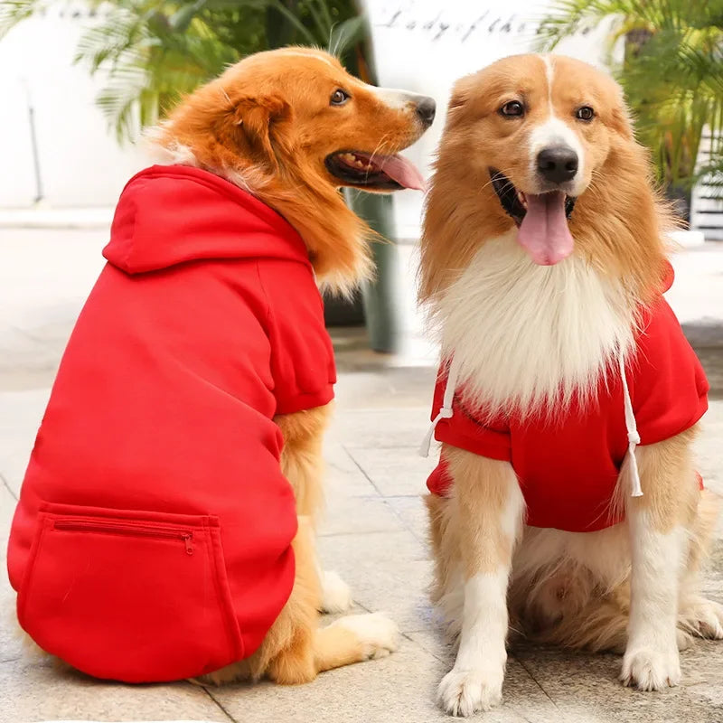 Big Dog Pet Hoodies Clothes 2XL-5XL