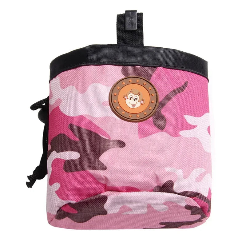 Dog Treat Training Pouch Bag with Poop Bag Dispenser