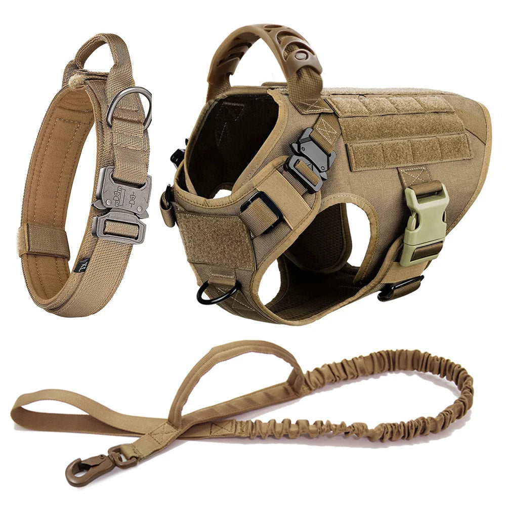 Large Dog Harness And Leash Set  Walking Vest Collar
