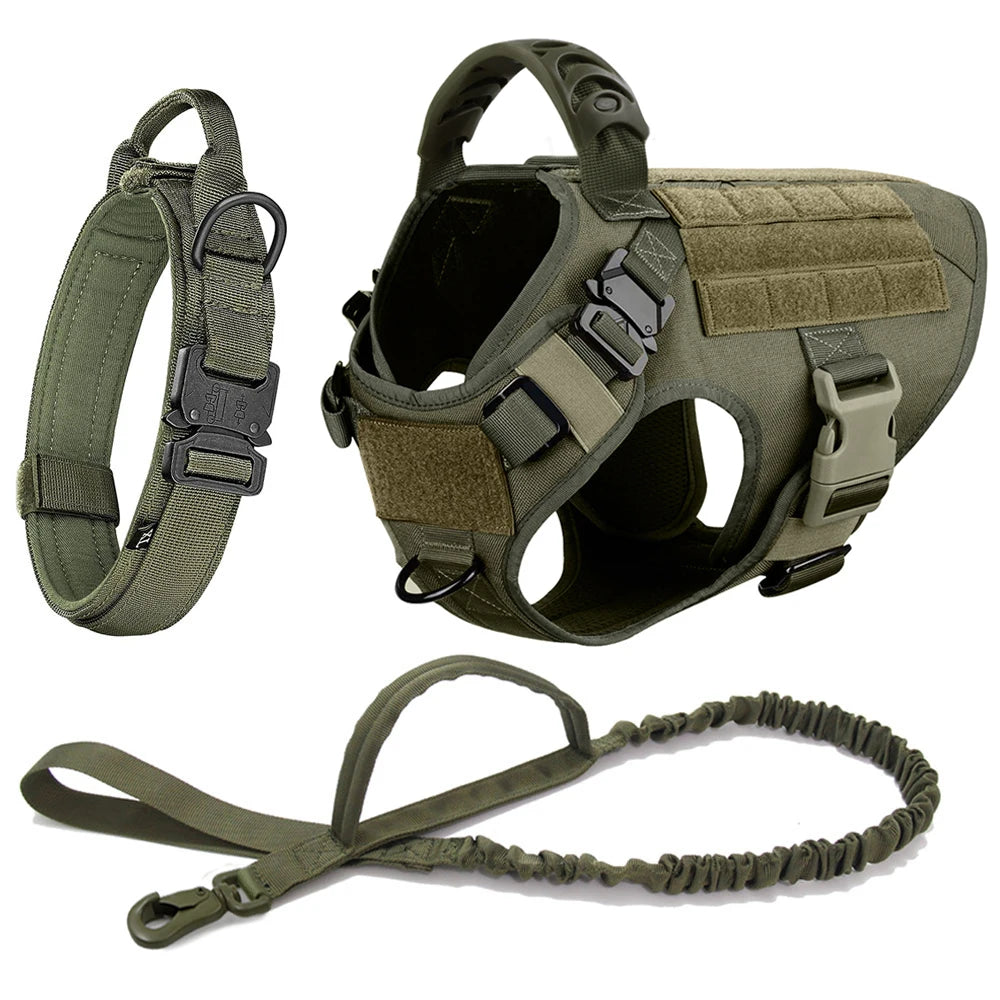 Large Dog Harness And Leash Set  Walking Vest Collar