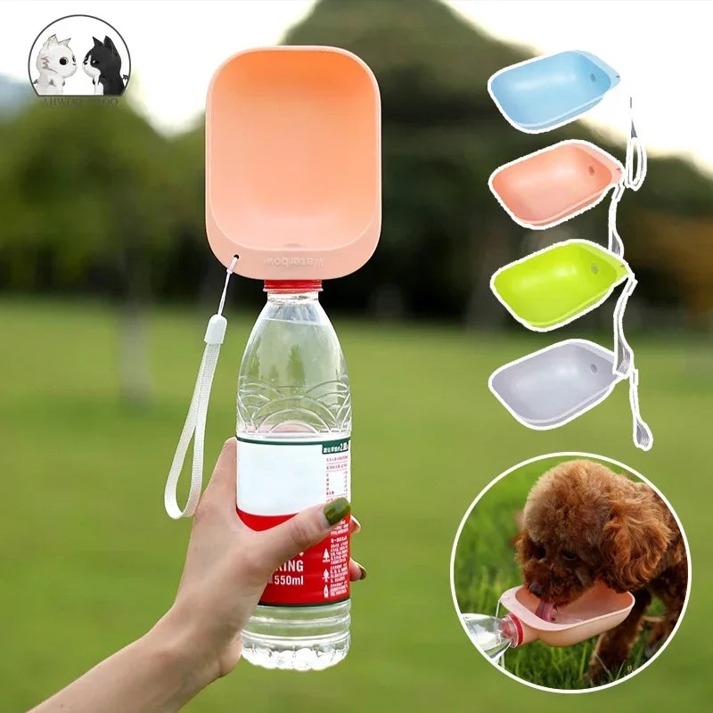 Travel Water Bowl Bottle and Feeder